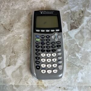 TI-84 Plus Silver Edition Texas Instruments Graphing Calculator NO Slide Cover